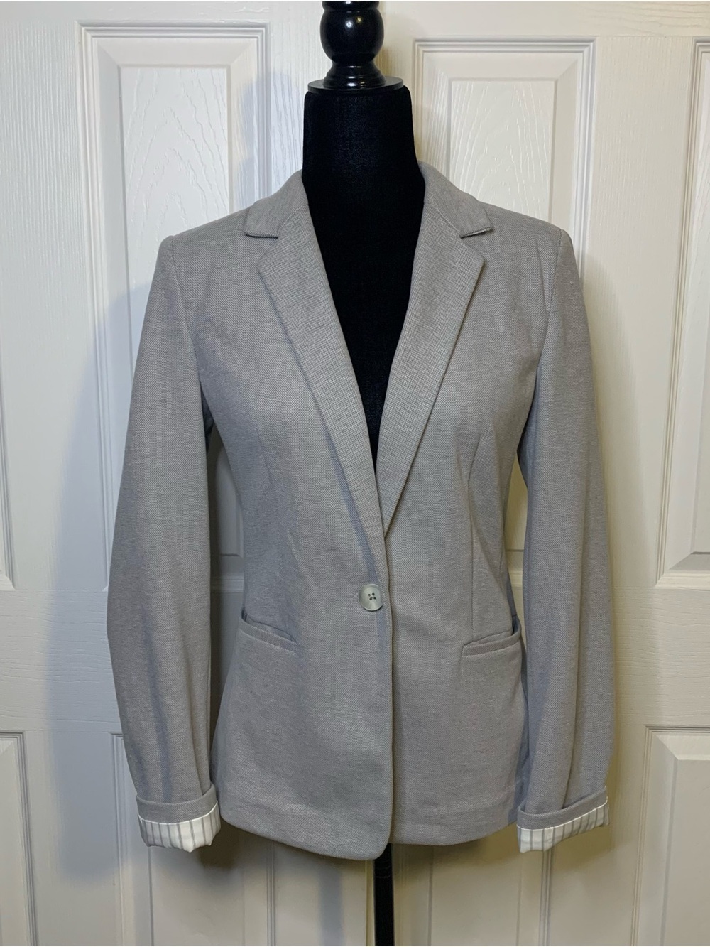 Express Business Gray Blazer Jacket